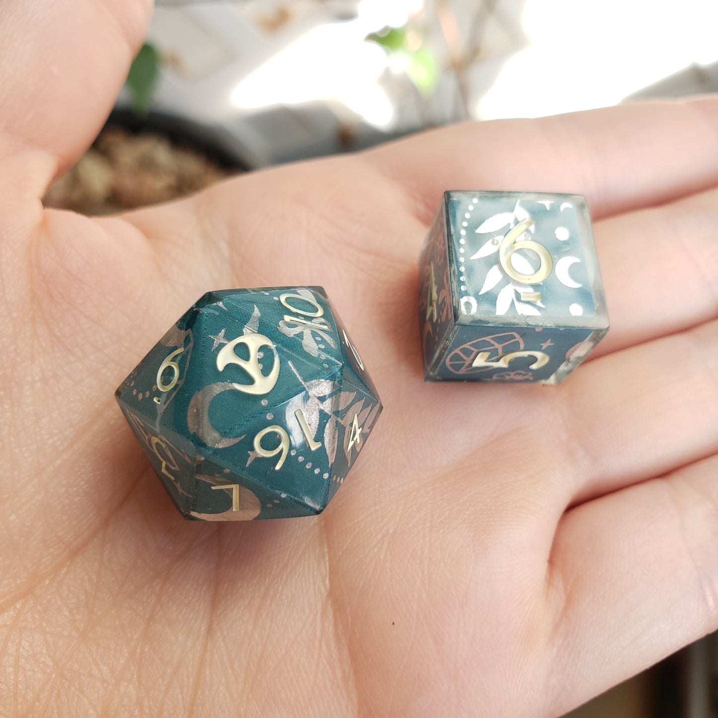 Witches Cabinet Dice Set For Dungeons And Dragons Tabletop RPG Games