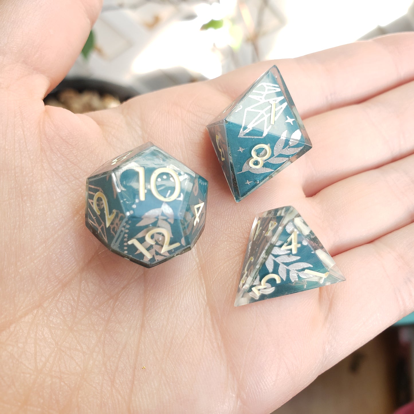Witches Cabinet Dice Set For Dungeons And Dragons Tabletop RPG Games