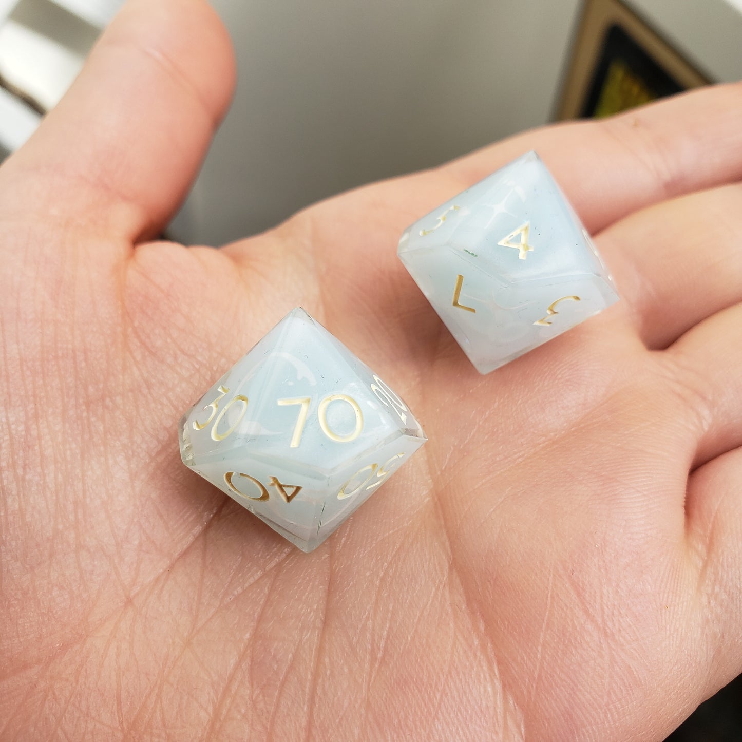 Shimmering Bubbles Dice Set For Dungeons And Dragons Tabletop RPG Games