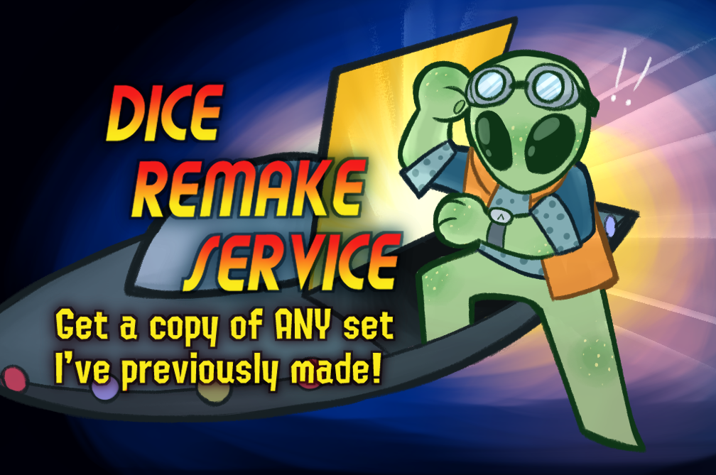 DICE REMAKE SERVICE (Remake Any Of My Sets) For Dungeons And Dragons Tabletop RPG Games