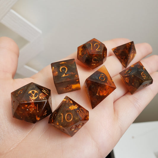 All Hallows Eve Dice Set For Dungeons And Dragons Tabletop RPG Games