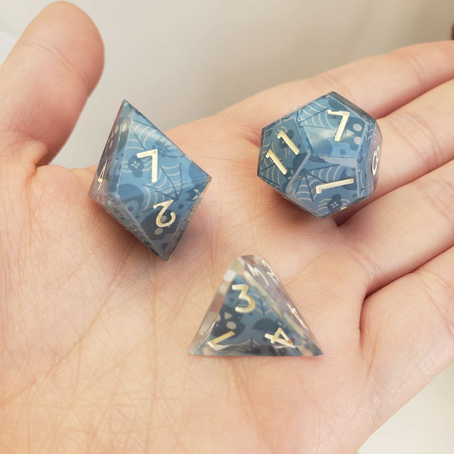 Graveyard Dusk Dice Set For Dungeons And Dragons Tabletop RPG Games