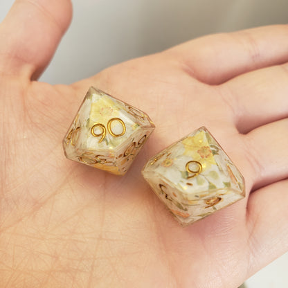 Autumnal Blossoms Dice Set For Dungeons And Dragons Tabletop RPG Games (Copy)