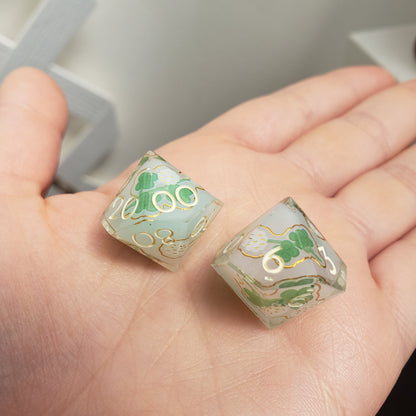 Clover Fields Dice Set For Dungeons And Dragons Tabletop RPG Games