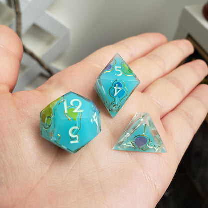 Summertime Balloons Dice Set For Dungeons And Dragons Tabletop RPG Games