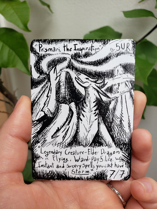 Prismari, the Inspiration (Vintage Style Handpainted MTG Alter)
