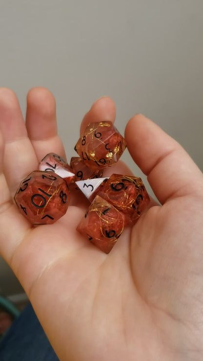 Journal 3 Dice Set For Dungeons And Dragons Tabletop RPG Games