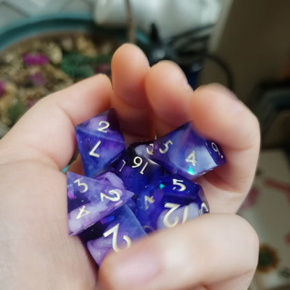 Twilight Ichor (One Of A Kind) Dice Set For Dungeons And Dragons Tabletop RPG Games