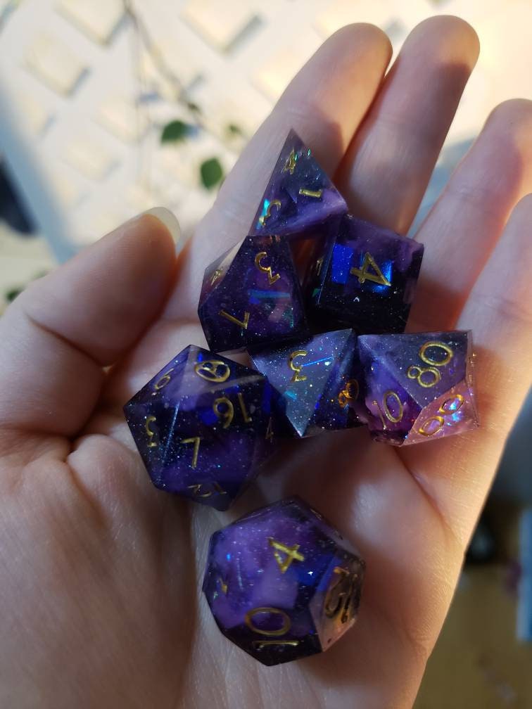 CUSTOM ORDER! Dice Set For Dungeons And Dragons Tabletop RPG Games