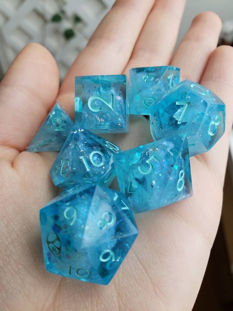 CUSTOM ORDER! Dice Set For Dungeons And Dragons Tabletop RPG Games